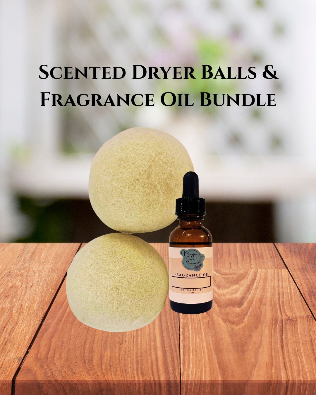 Scented Dryer Balls & Fragrance Oil Bundle
