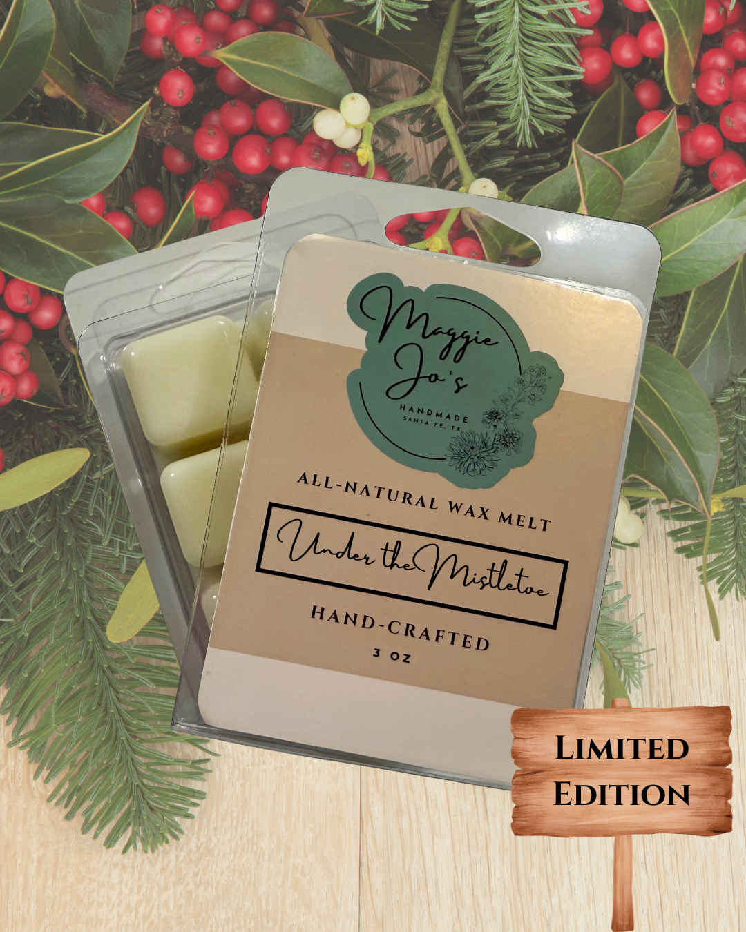 Under the Mistletoe – Holiday Wax Melt